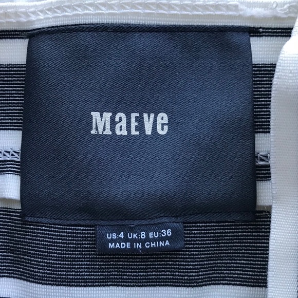 Anthropologie Maeve Crosswise Dress Size 4 - Picture 5 of 5